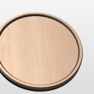 Round Flat Lid STL file