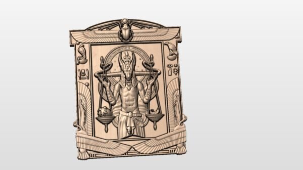 Anubis Plaque STL file