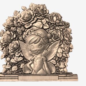 Fairy with Rose STL file