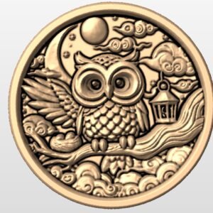 Owl Lid STL file
