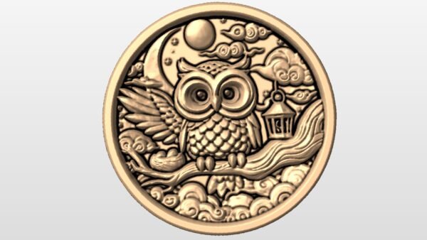 Owl Lid STL file