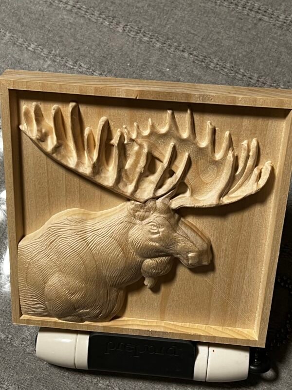 Moose in frame STL file - Image 2