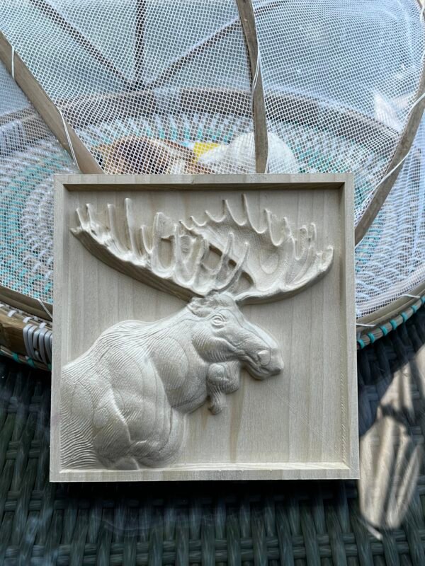Moose in frame STL file