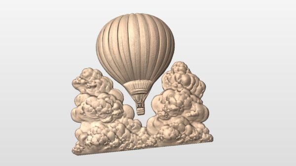Balloon and Clouds STL file