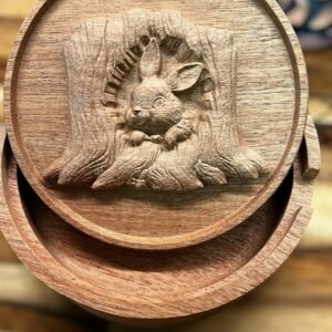 Rabbit Round Lid STL file