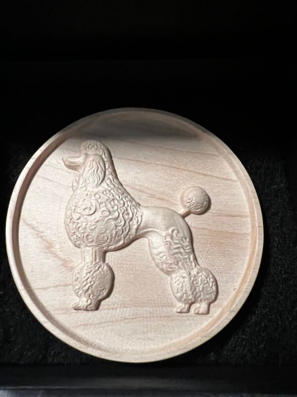 Poodle Round STL file - Image 2