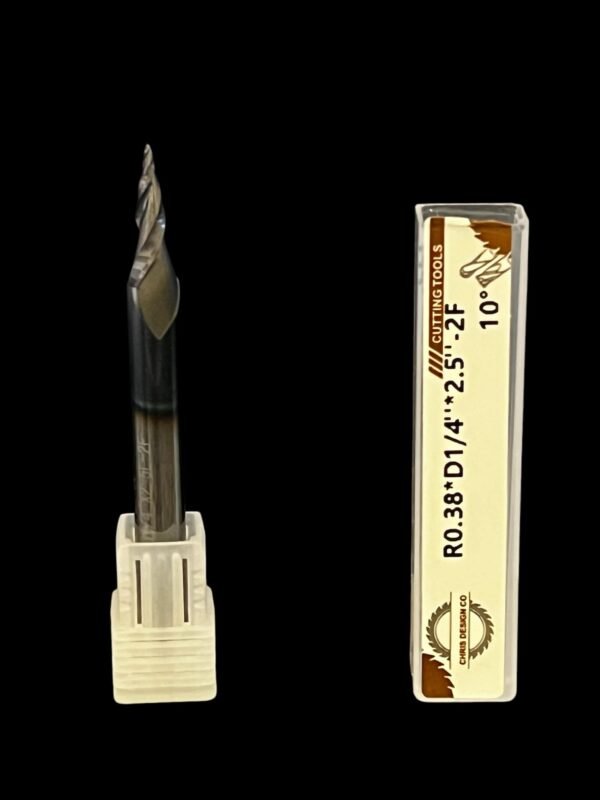 0.015” Tip Radius Tapered Ball Nose Bit