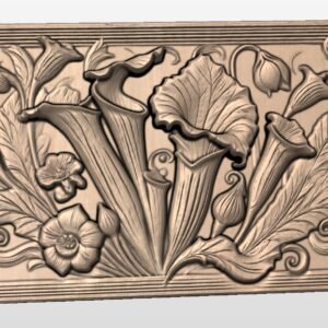 Pitcher Plant in frame STL file