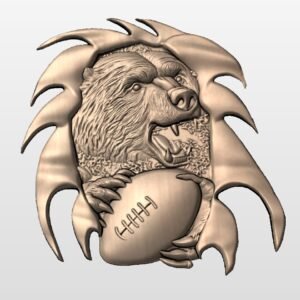 Bear Crashing the Party STL file