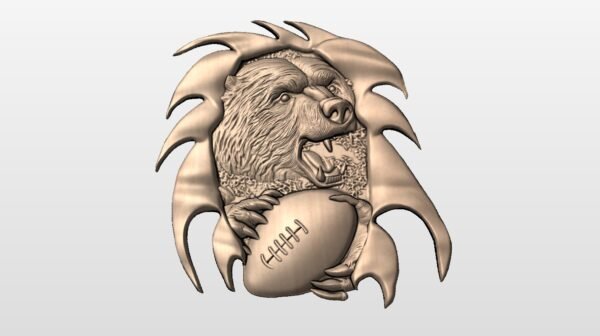 Bear Crashing the Party STL file