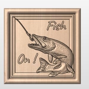 Pike in frame STL file