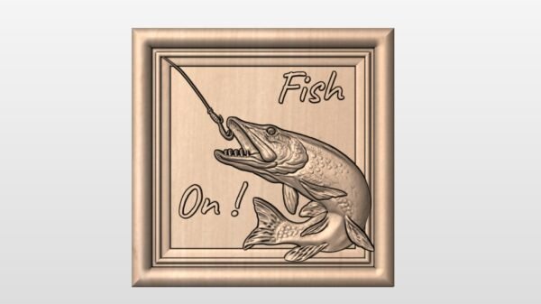 Pike in frame STL file