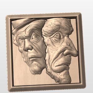Dr Jekyll and Mr. Hyde in frame STL file