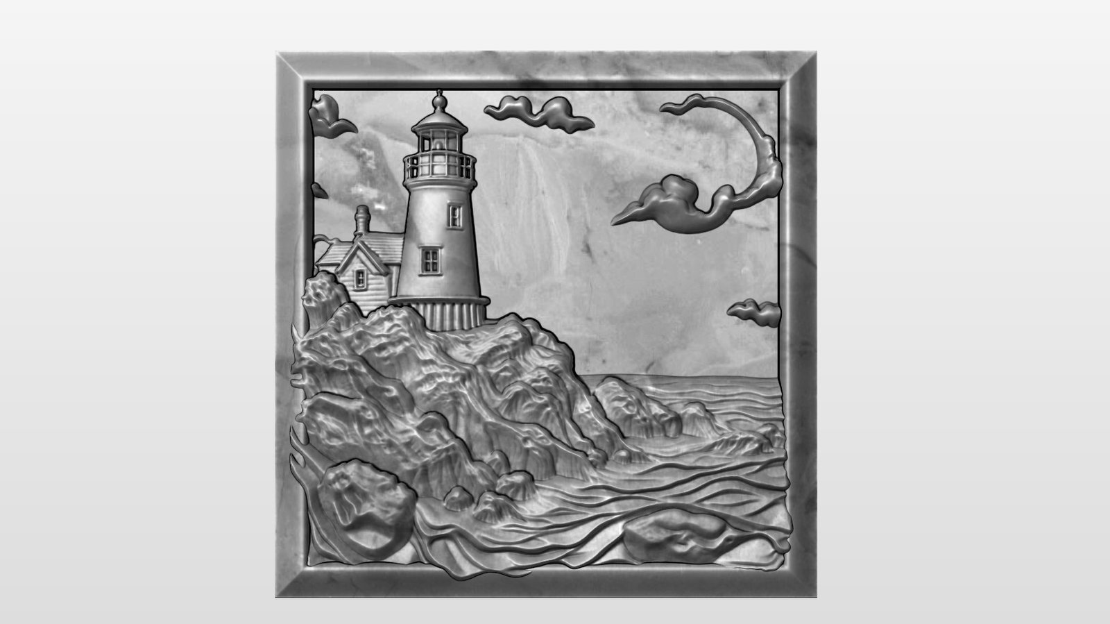 Lighthouse Scene STL file