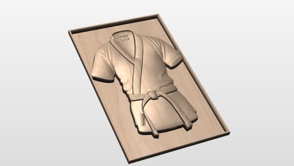 TKD Uniform in a plain frame STL file - Image 2