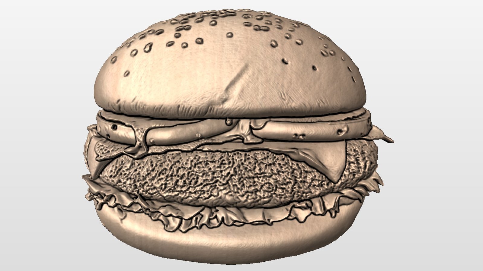 Burger STL file