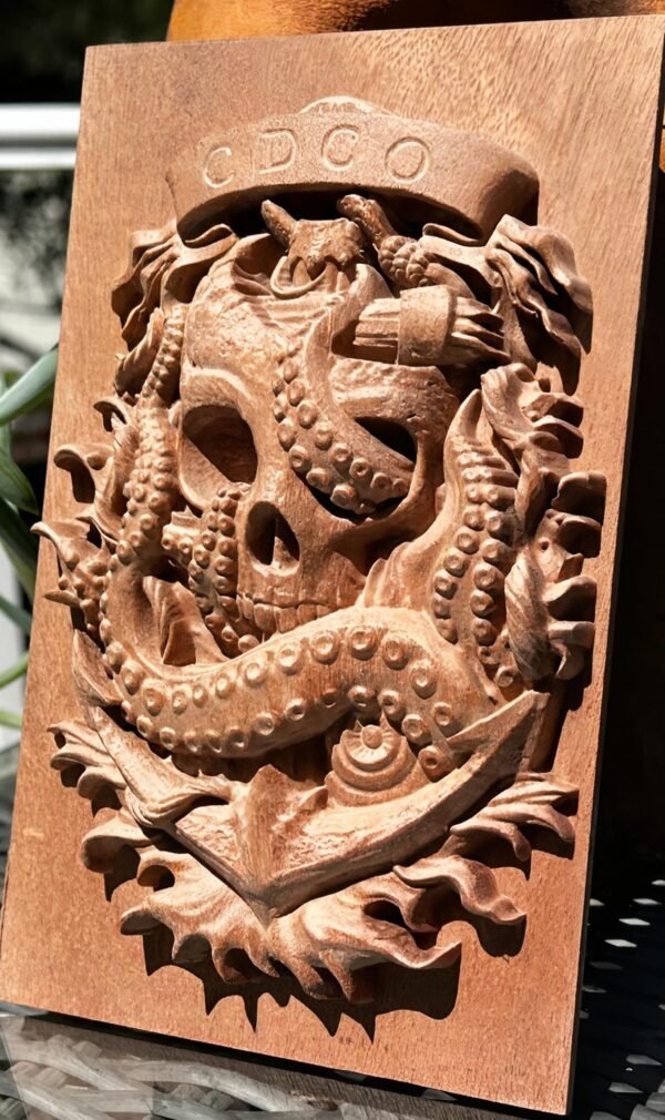 Skull and Anchor STL File - Image 2