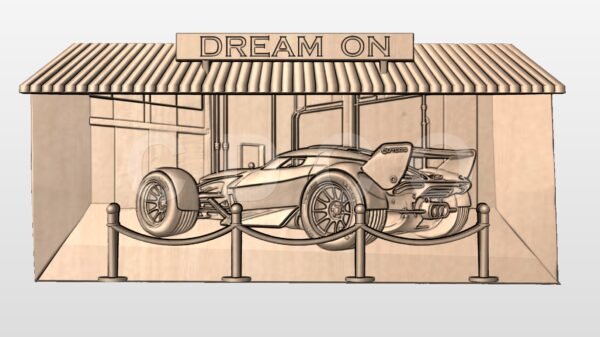 Dream On Sports Car STL file