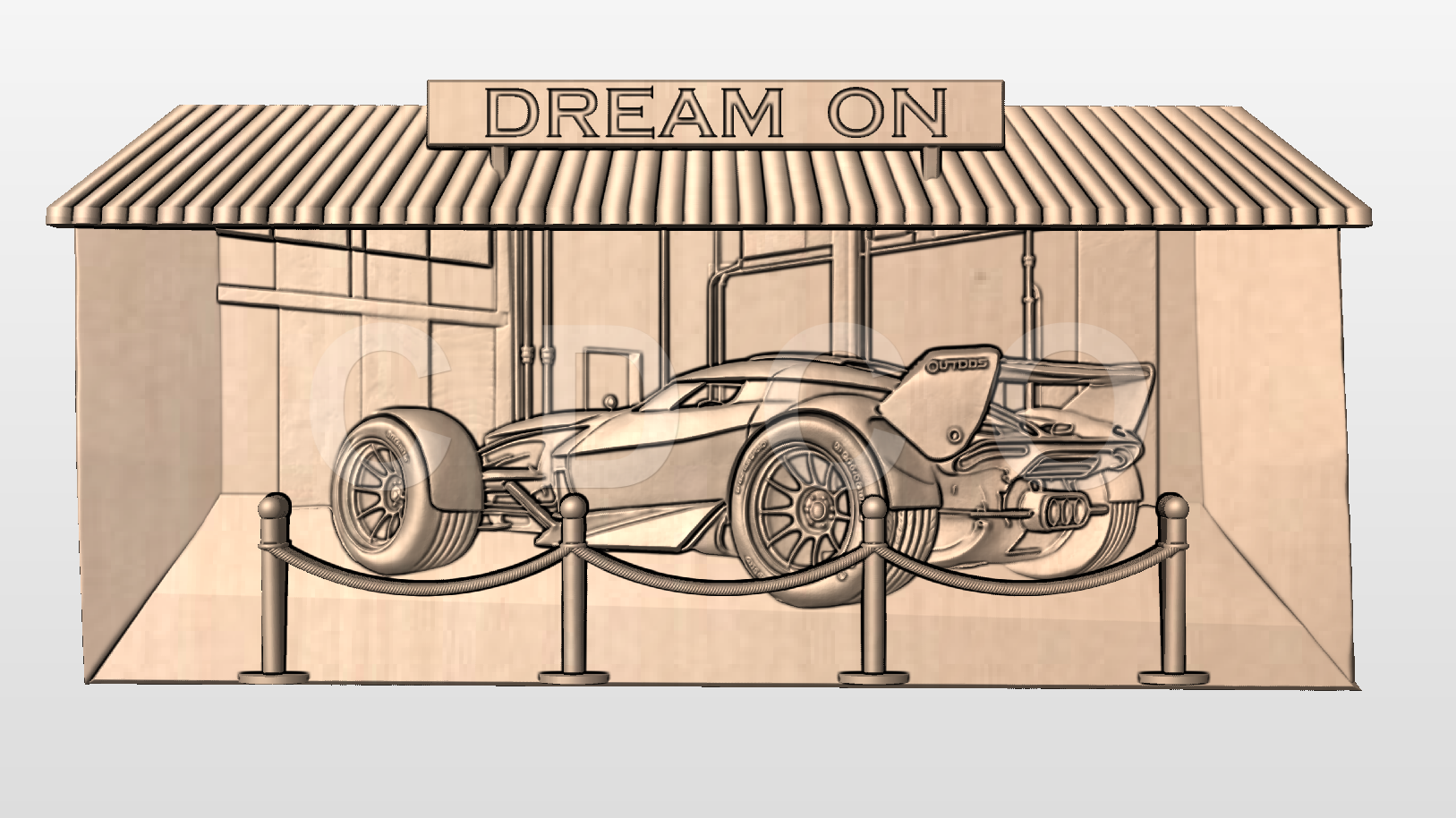Dream On Sports Car STL file