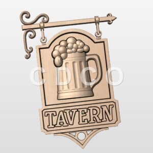 Tavern Sign with Text file