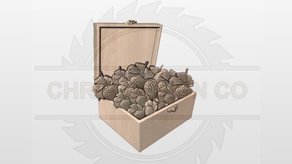 Strawberries in a box STL File