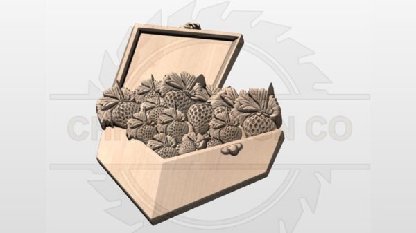 Strawberries in a box STL File - Image 2