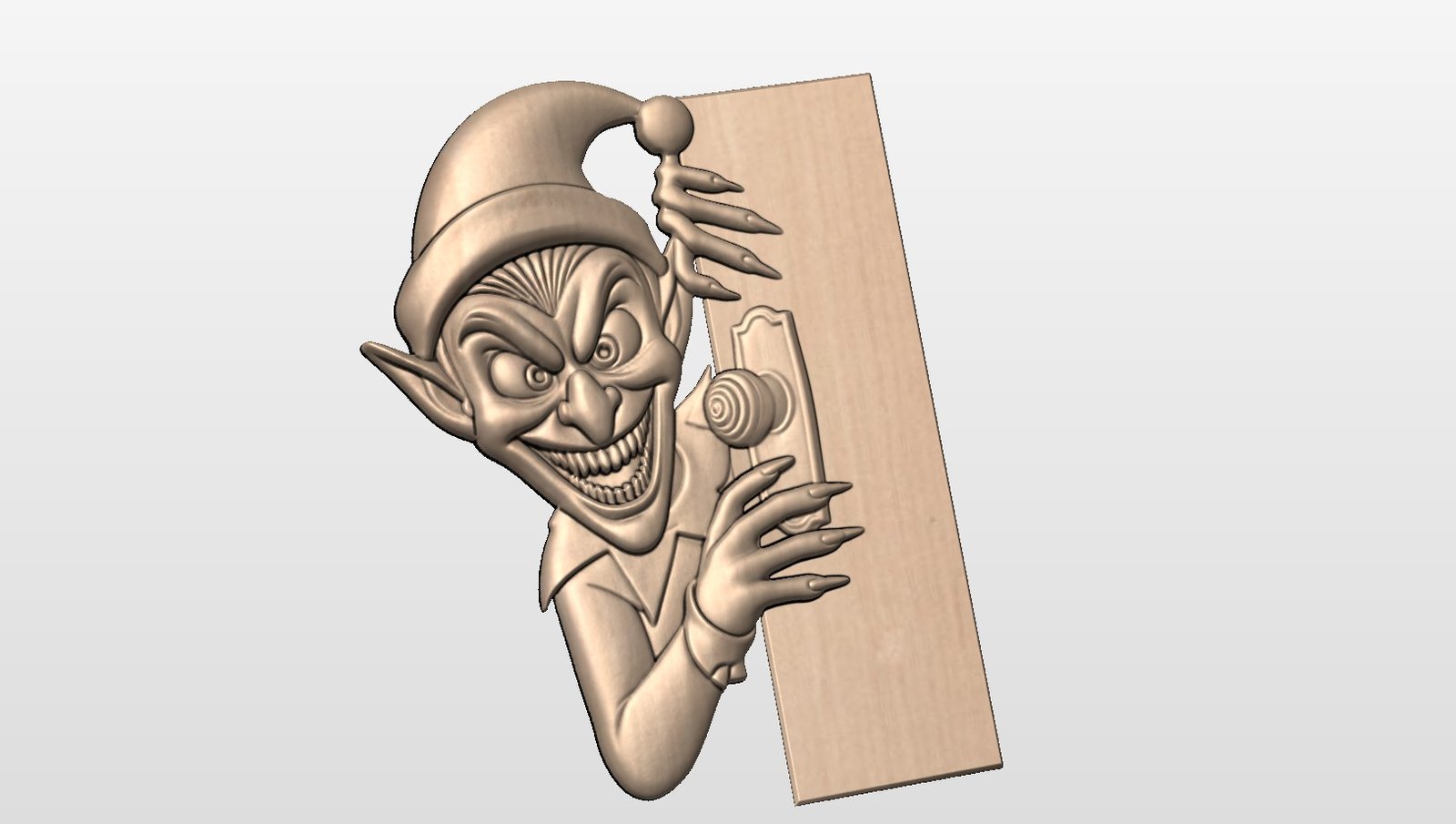 “Grinch at the door” STL File