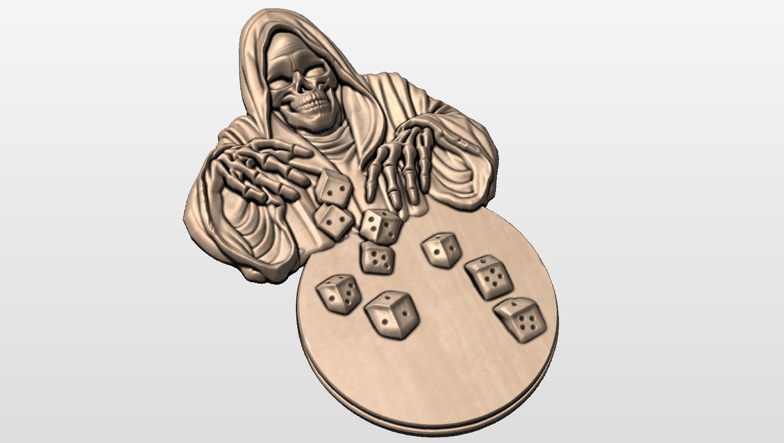 “Death rolling dice” STL File