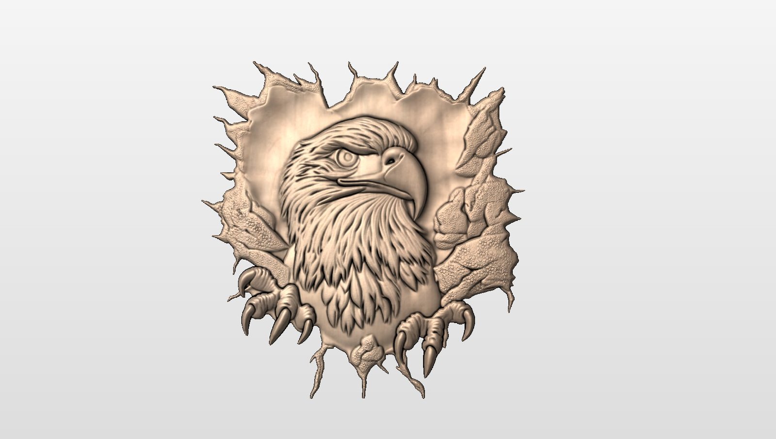 “Eagle coming at you” STL File