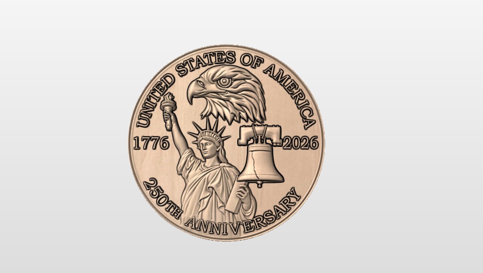 “250th Anniversary Coin” STL File
