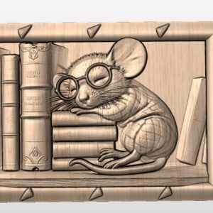"Book mouse in frame" STL File