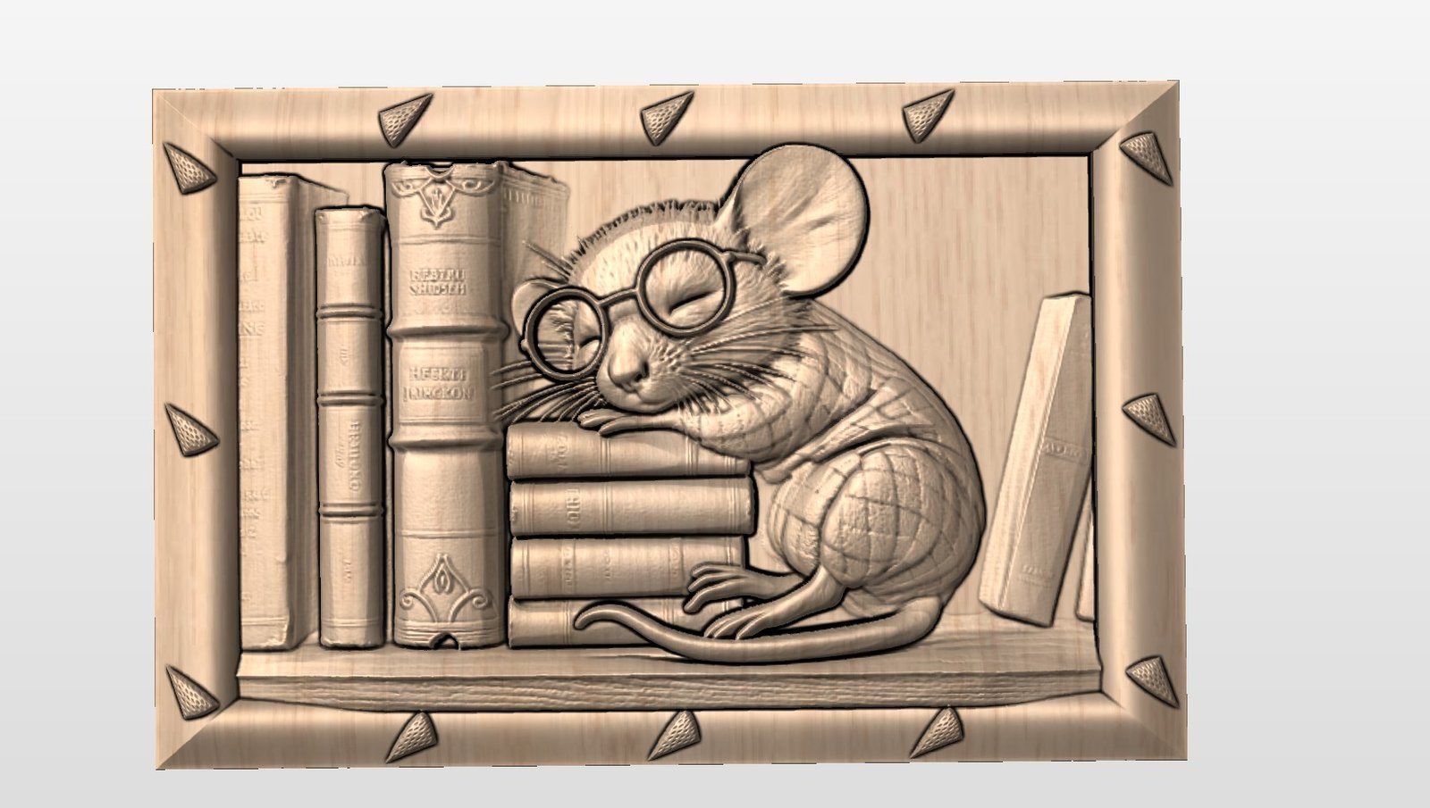 “Book mouse in frame” STL File