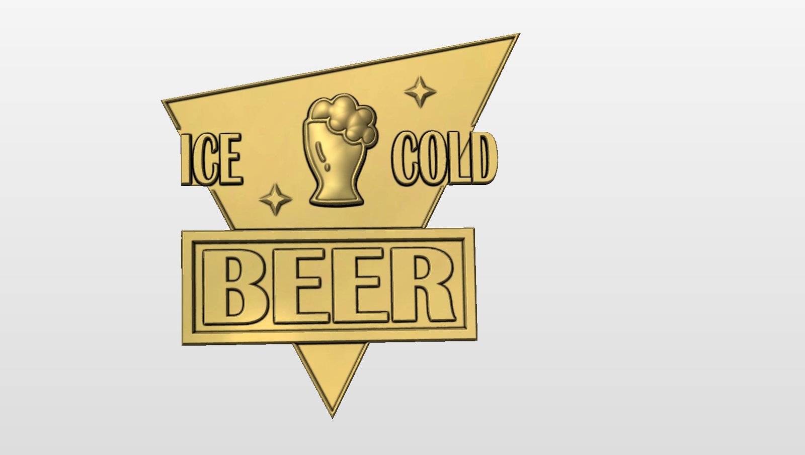 “Ice Cold Beer” STL File