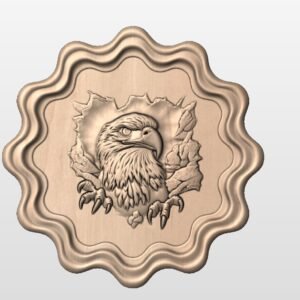 "Eagle in Frame B" STL File