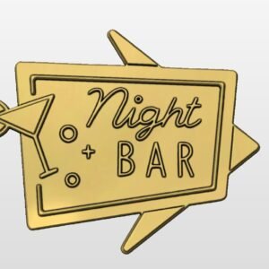 "Night Bar Sign" STL File