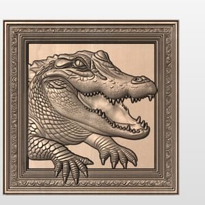 "Croc in frame" STL File