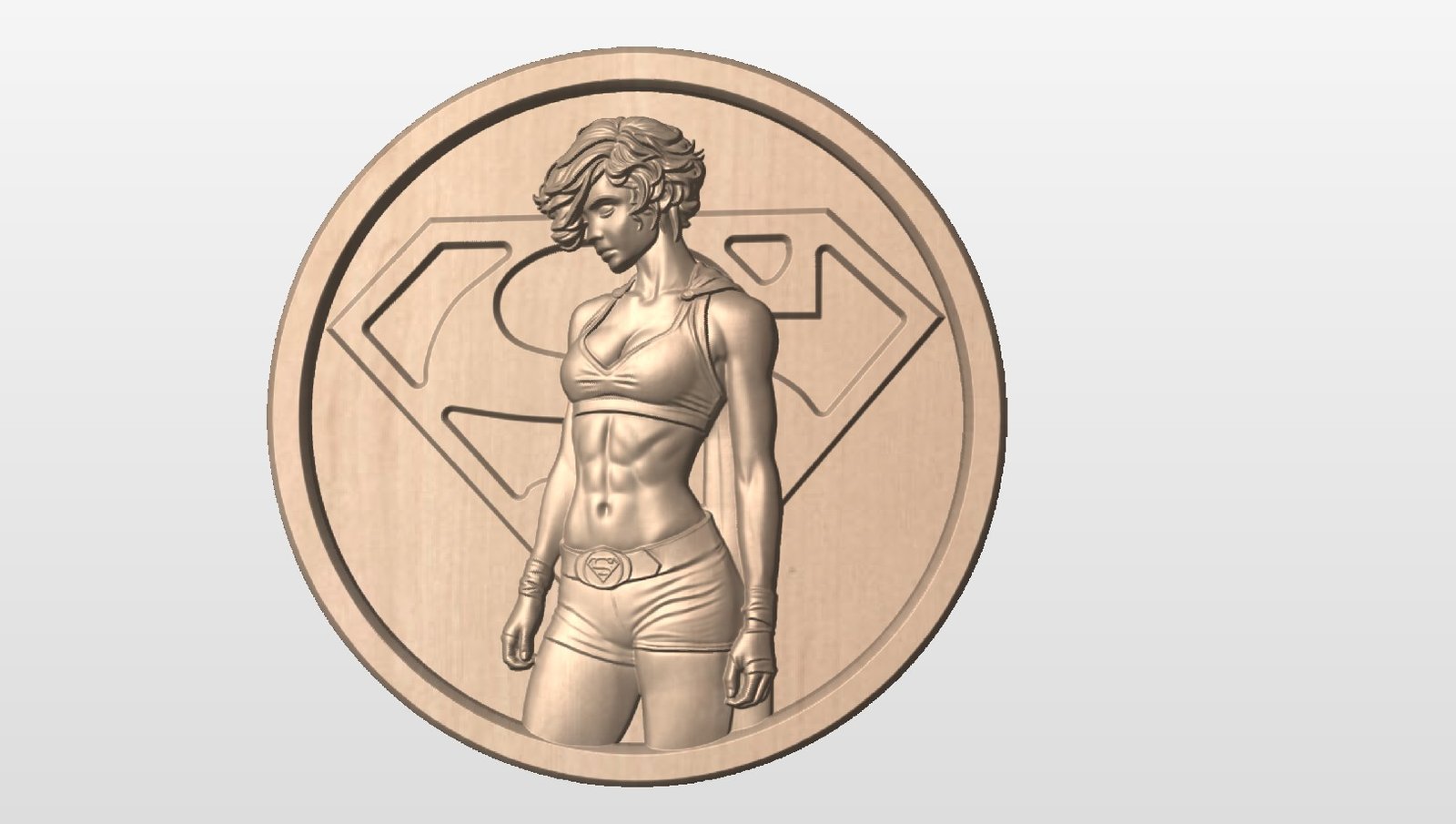 “Super Girl” STL File
