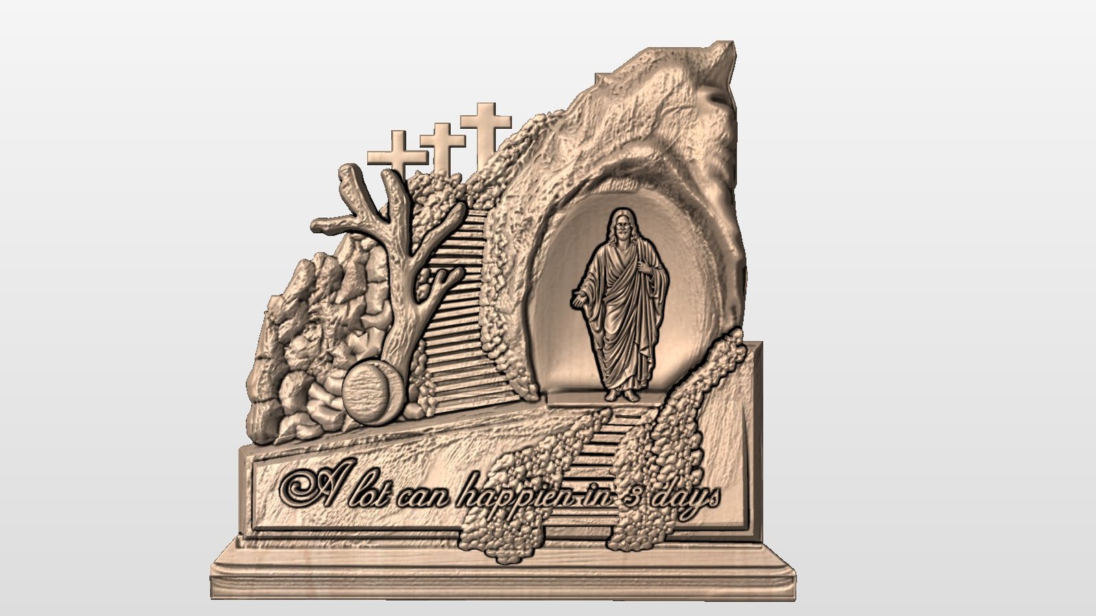 “Jesus has Risen” STL File
