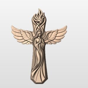 "Angel on Cross" STL