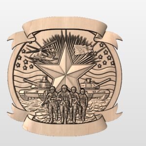 "Soldiers and Tanks A" STL