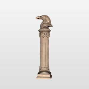 "Eagle on a post Rotary" STL