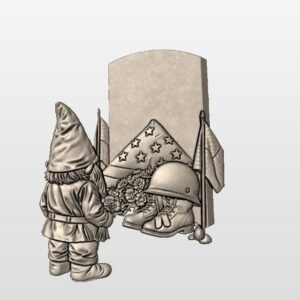 "Gnome Soldier Memorial" STL