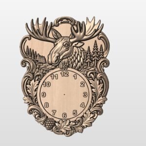 "Moose Clock" STL