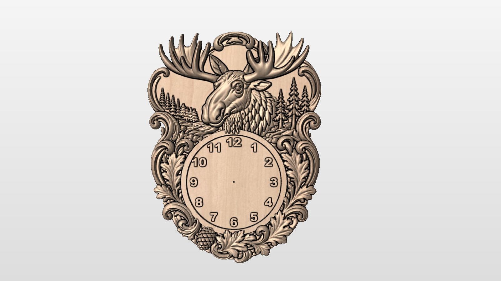 “Moose Clock” STL