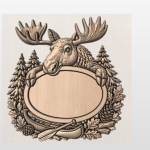 "Moose Snack Tray" STL