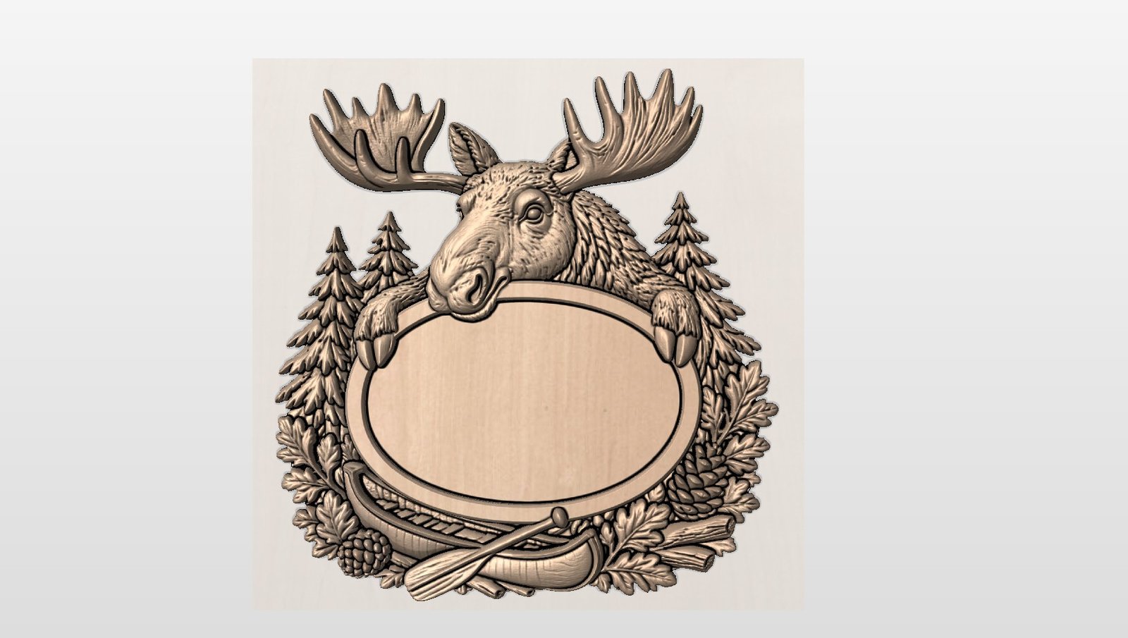 “Moose Snack Tray” STL