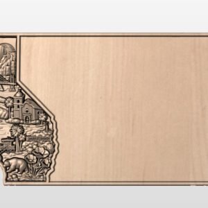 "California State Serving Tray" STL